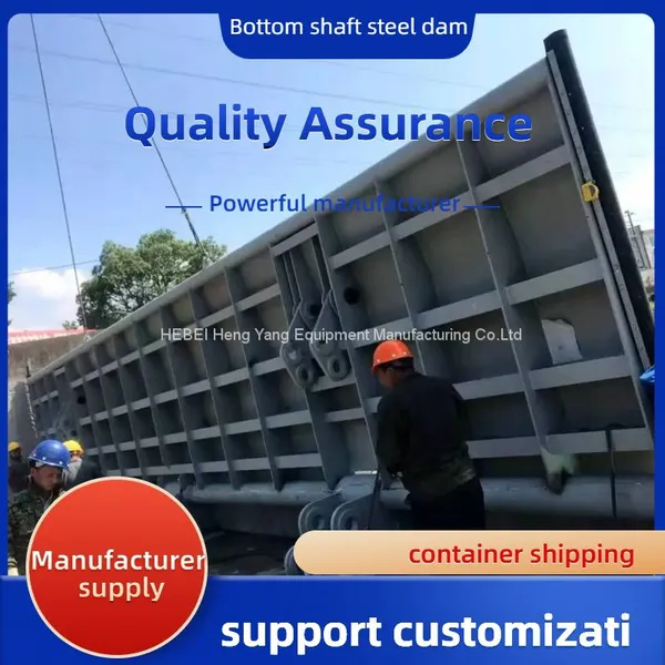 Changhe Water Conservancy Project Hydraulic Steel Dam Water Barrier Dam Bottom Shaft Dam Drive Lifting Landscape Gate photo-3