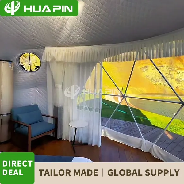 Hot Sale Geodesic Dome Tent Transparent Igloo Tent Glamping Dome Tent for Resort photo-5