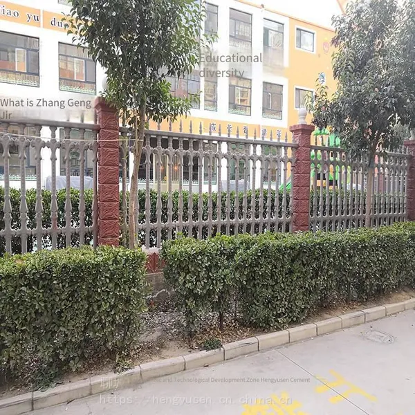 Cement and Wrought Iron Guardrails, River Fences, Factory of Spliced Wrought Iron and Cement Wall Railings photo-2