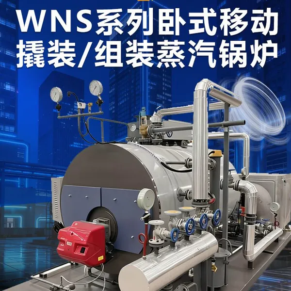 Safe Operation Mobile Pot-Type Skid-Mounted Steam Boiler for Factory photo-3