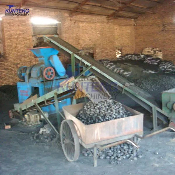 Manganese Ore Dry Powder Ball Making Machinery Briquettes Charcoal Machines Top Quality Charcoal Ball Press Machine EPC photo-5