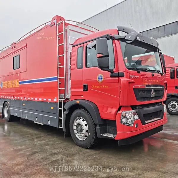 Sinotruk Howo Special Vehicle for Logistics Support, Mobile Integrated Rescue Shelter Vehicle photo-4