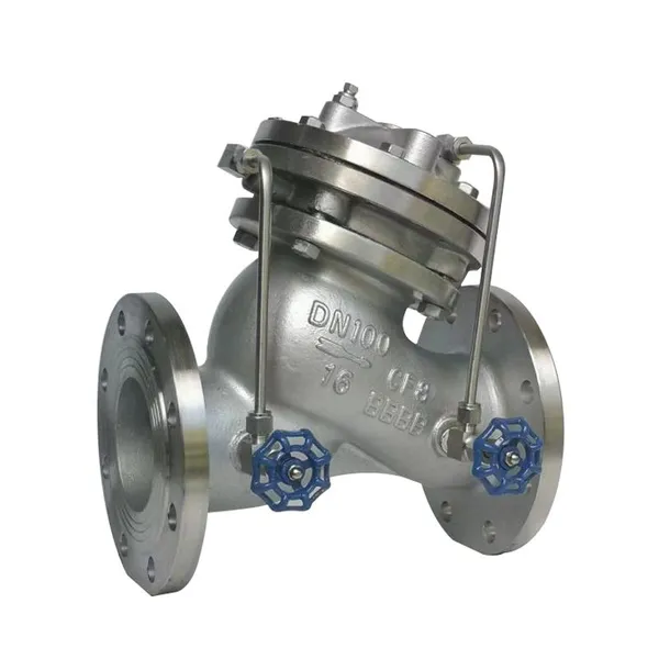 Hersteller Direktverkauf Membrantyp multifunktionales Wasserpumpensteuerventil Flanschanschluss Hydrauliksteuerventil photo-2
