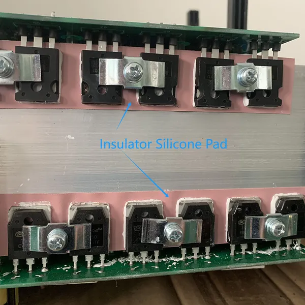 Electrical Insulation Thermal Sheet Silicone Insulator Pad for Electronic Compoments photo-2