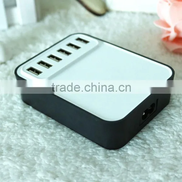 40W 6 Ports Portable Usb Charger for Smartphone photo-2