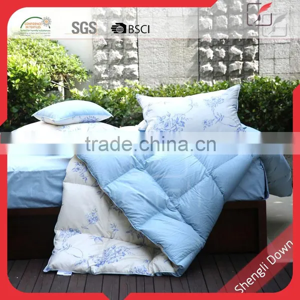 Children Washed Pure Goose Feather Down Filled Bed Mattress Topper photo-2