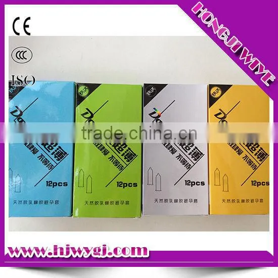 Different Types of Sexy Male Condom Plain/dotted/ribbed Condom
