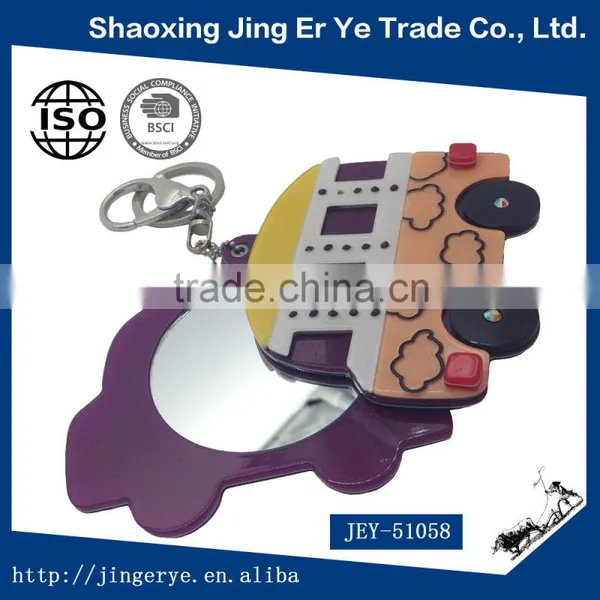 Acrylic Cutie Miniature Bus Keychain photo-3
