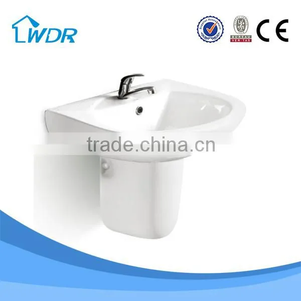 Modern Wall Mounted Ceramic Wash Basin Vanity Cabinet With Ceramic Basin for Bathroom Furniture