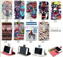 Retail Packing Leather Phone Case for IPhone 4 4S photo-5