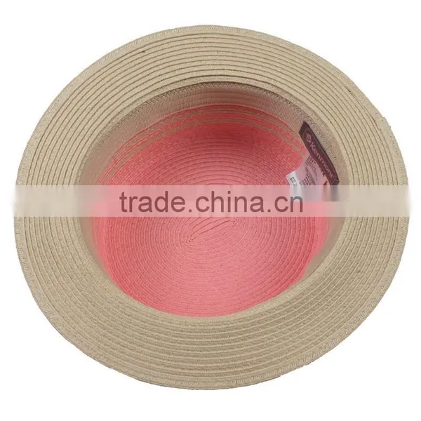 New Colorful Fashion Flat Beach Straw Hat photo-4