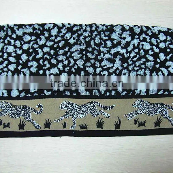 High Quality 100% Cotton Organic Satin Border Bath Towel 100% Cotton photo-5