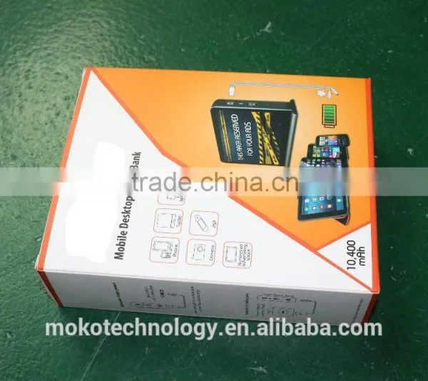 Automatically Display Advertise Desktop/table LCD Power Bank photo-4