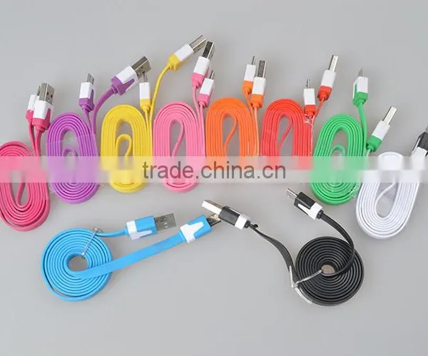 2015 Universal Flat Low Profile Usb to Micro Usb Cable for Smart Phone photo-4