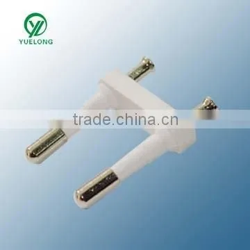 Black and White VDE 2 Round Pin European Plugwith RoHS photo-3