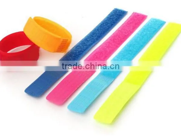Nylon Reusable Magic Tape Adjustable Hook and Loop Cable Tie photo-5