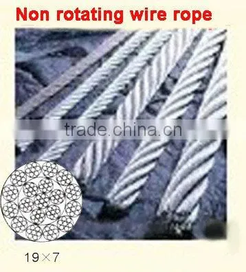 good price No-rotating steel wire rope