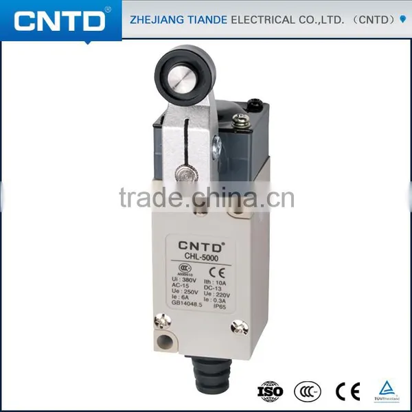 CNTD SPDT NO+NC Momentary Rotary Roller Lever Arm Control Limit Switch CHL-5000