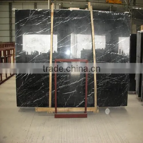 Cheap Popular Black Marble--China Nero Marquina Marble Sales Promotion photo-2