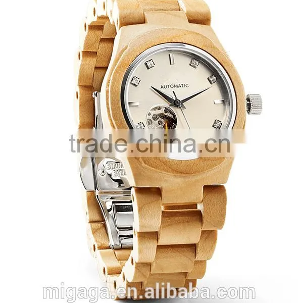 Best Selling 2016 Lovers Wooden Watch for Men Bamboo Women Wristwatch photo-2