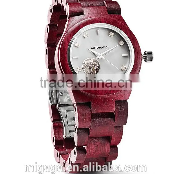 Best Selling 2016 Lovers Wooden Watch for Men Bamboo Women Wristwatch photo-3