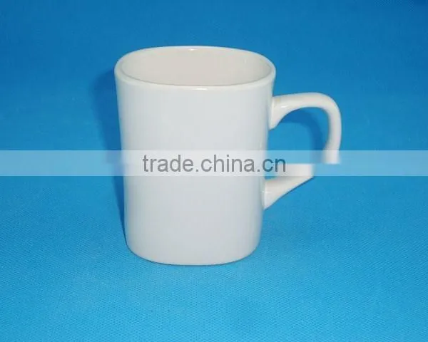 Restaurant Pure White Porcelain Water Mug photo-3