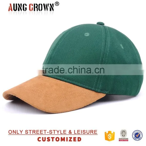Custom 100% Cotton Custom Green Baseball Cap photo-3