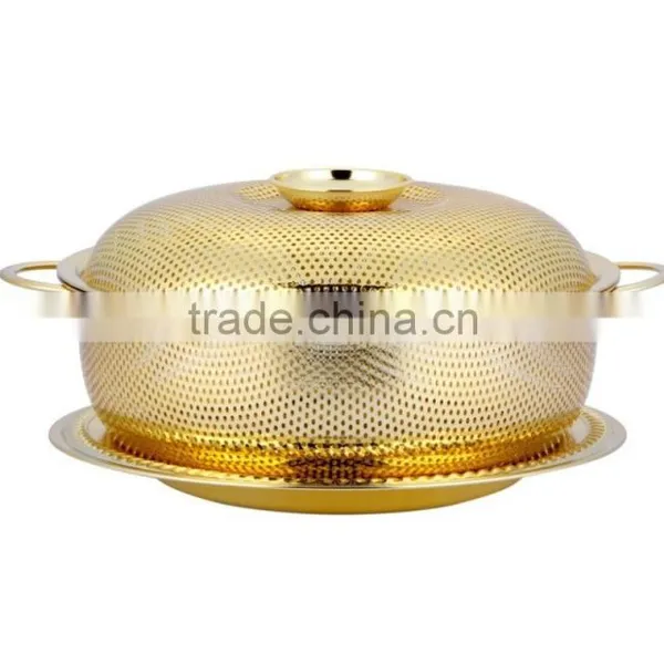 2015 Stackable Stainless Steel Woven Fruit Basket With Lid photo-2