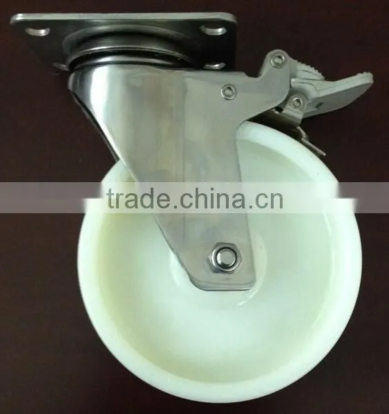 #304 Stainless Steel Casters With Derlin Bearing and Medium/Heavy Duty Wheel photo-3
