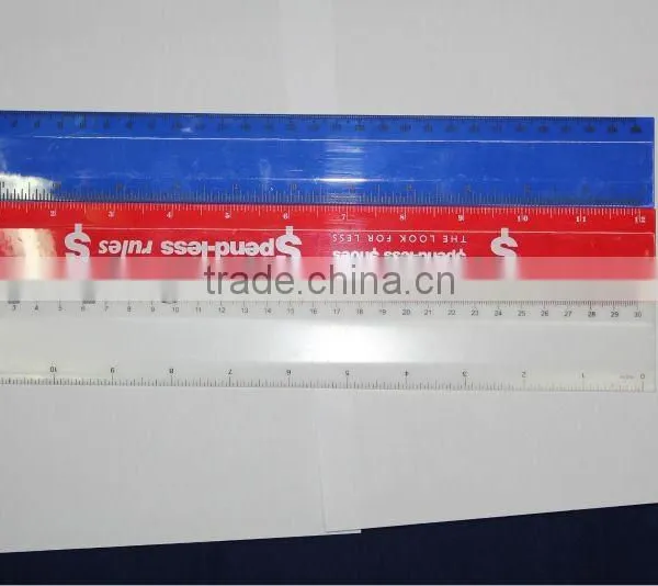 Factory Wholesale 30cm Plastic Ruler photo-3
