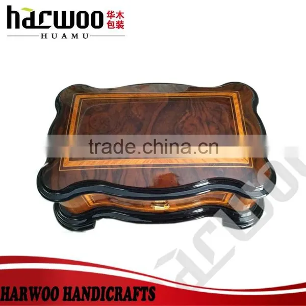 Wooden Painted Packaging Box,solid Wood Craft Case,Lacquered Wooden Storage Box