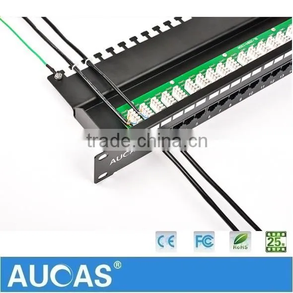 25 Port Telephone Coax Patch Panel Wall Mount Cat.6 Voice Patch Panel photo-3