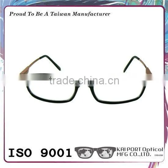 Animals Paper Transfer Pattern and Same Series Color Metal Temples Glasses Frame photo-4