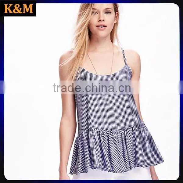Soft Peplum Cami for Women Cami Clothing photo-5