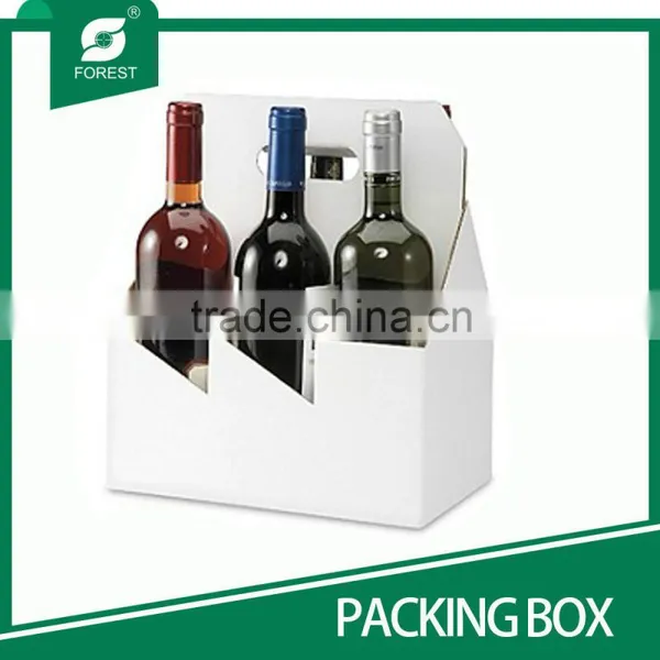 6 PACK WINE OR BEER CARRIER WHITE OR BROWN photo-4