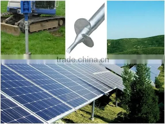 Ground Mounting Screw Pile for Solar Panel Installation photo-3