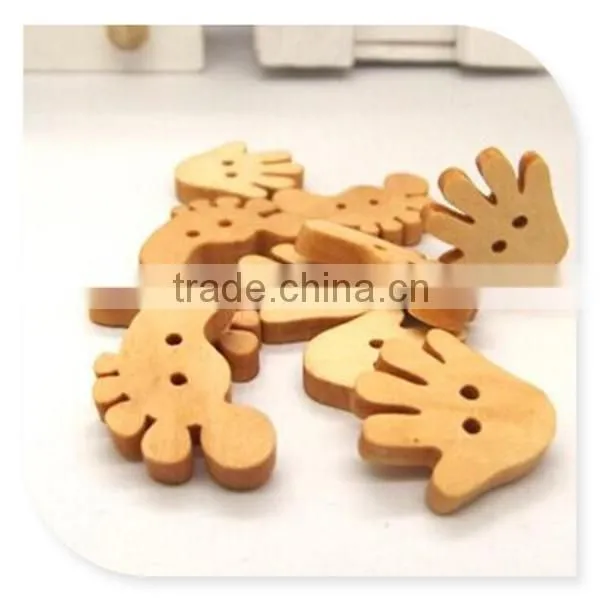 New Product Natural Wooden Button for Decoration