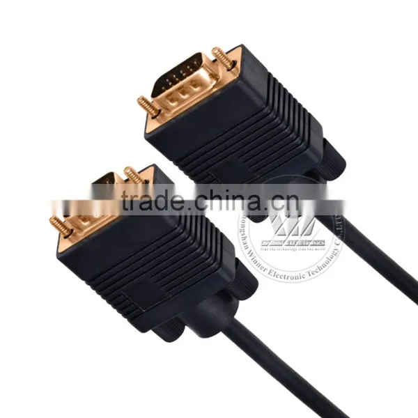Gold Plated HD 15 M/M 3+4 VGA Monitor Cable With Ferrites 6 Feet, 100% Bare Copper photo-4