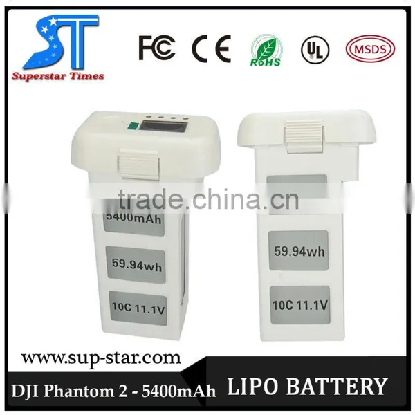 RC Drone 11.1v 5400mah Dji Phantom 2 Vision Battery With 25 Min Fly Time Quality Choice