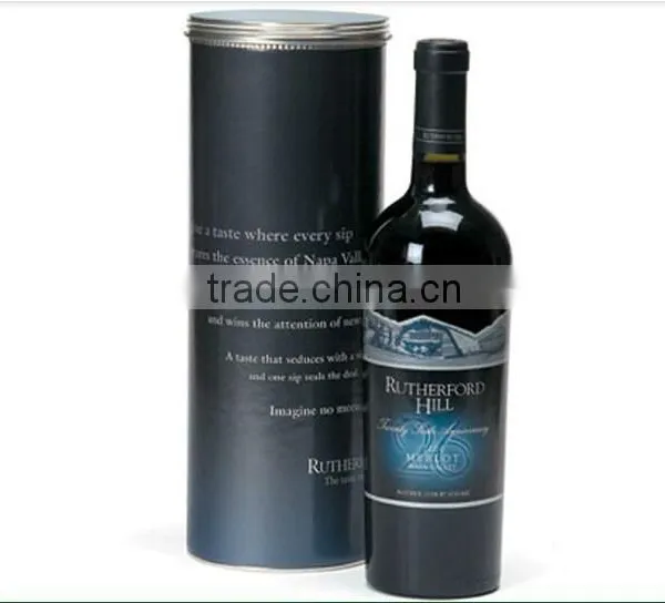 China Sulipper Luxury Printed Cardboard Rond Wine Box photo-2
