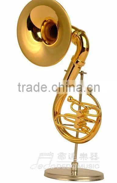 1/6 Size Gold Plated Music Instrument Shaped Model Violin photo-4