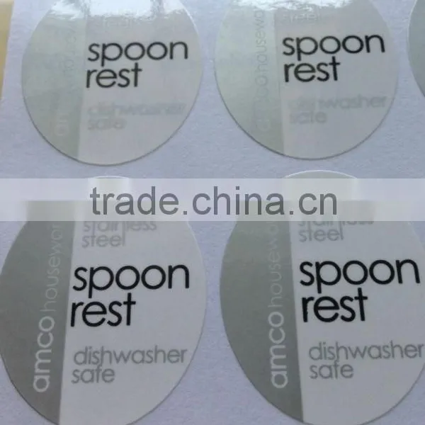 Art Paper OEM Self Adhesive Barcode Label Sticker Hangtag With Glossy Lamination Finishing photo-3