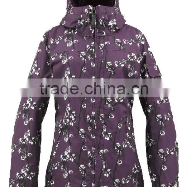 100% Nylon Hot and Trendy Style Women's Ski Jacket,ski Wear