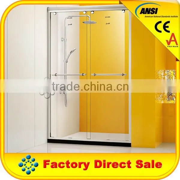 3/8 Frameless Glass to Glass Hinge Shower Door Steam Unit. photo-4