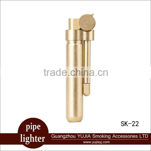 Guangzhou YuJia Single Flame Copper Pipe or Cigarette Lighter Wholesale