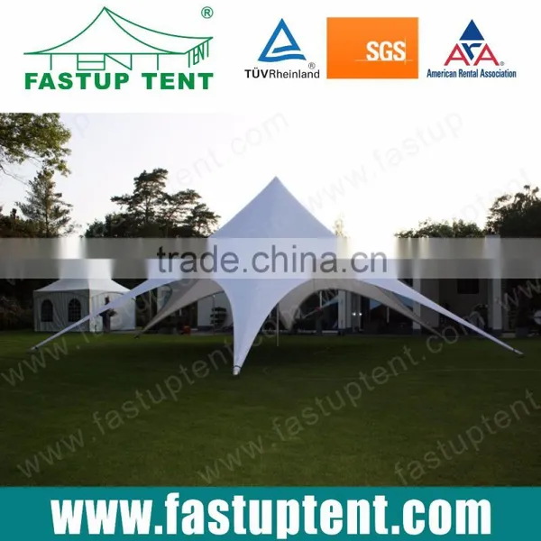 White PVC Fabric Star Tent