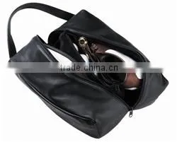 Fashion Waterproof Leather Shoes Bag/Golf Shoe Bag