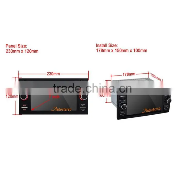 Android 4.4 Car Multimedia Headunit Auto Stereo For Ford NAVI photo-4
