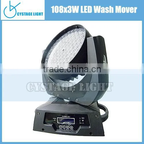 Stage Light 108x3W RGBW LED Zoom Wash Moving Heads Light Zoom LED Moving Head Wash photo-3