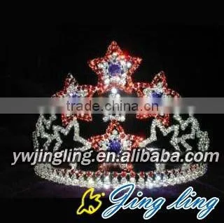 Royal Large Tiara Star Pageant Crowns